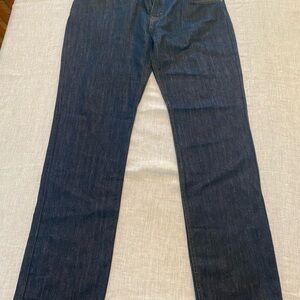 Seven For All Mankind Men's Dark Blue Straight Jeans